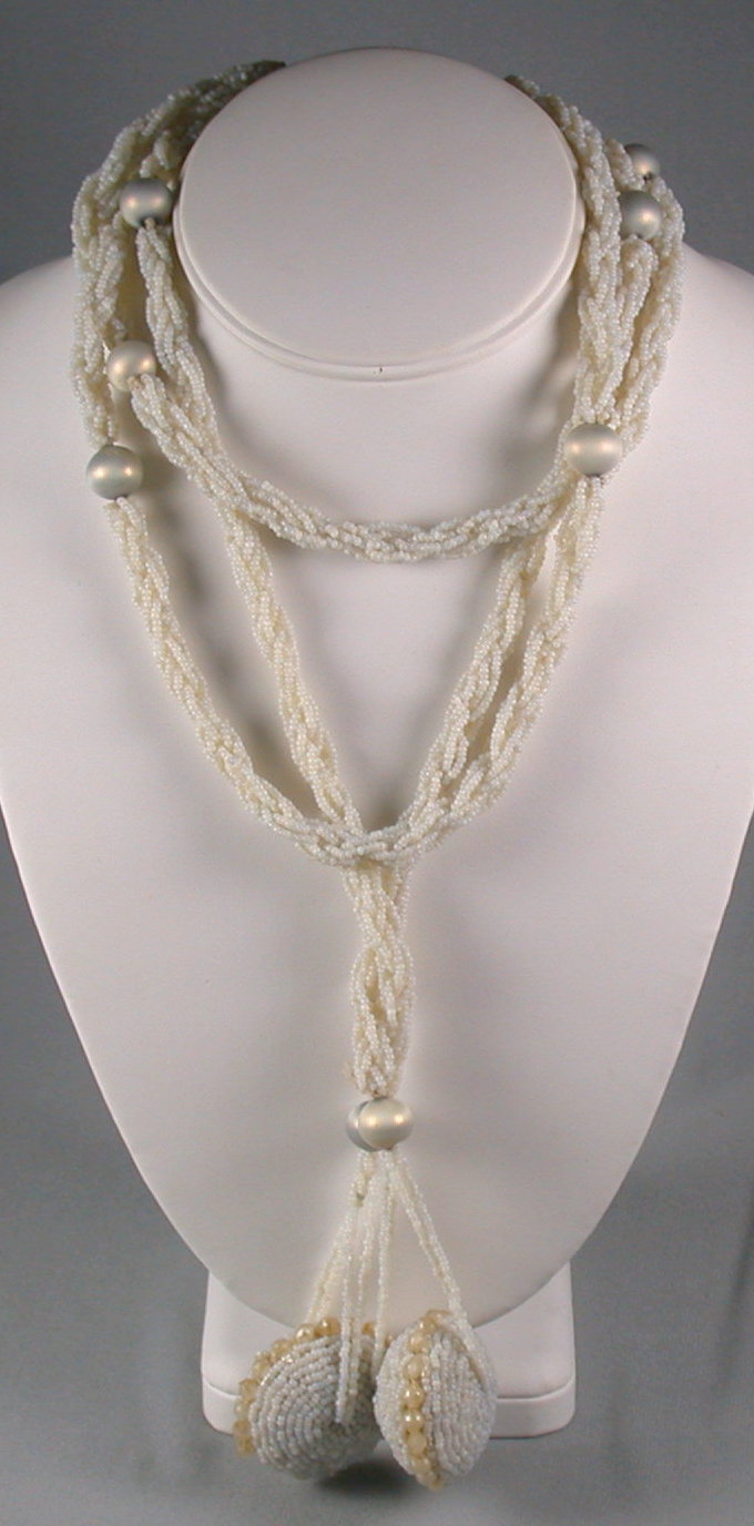 Lariat Micro Bead Necklace