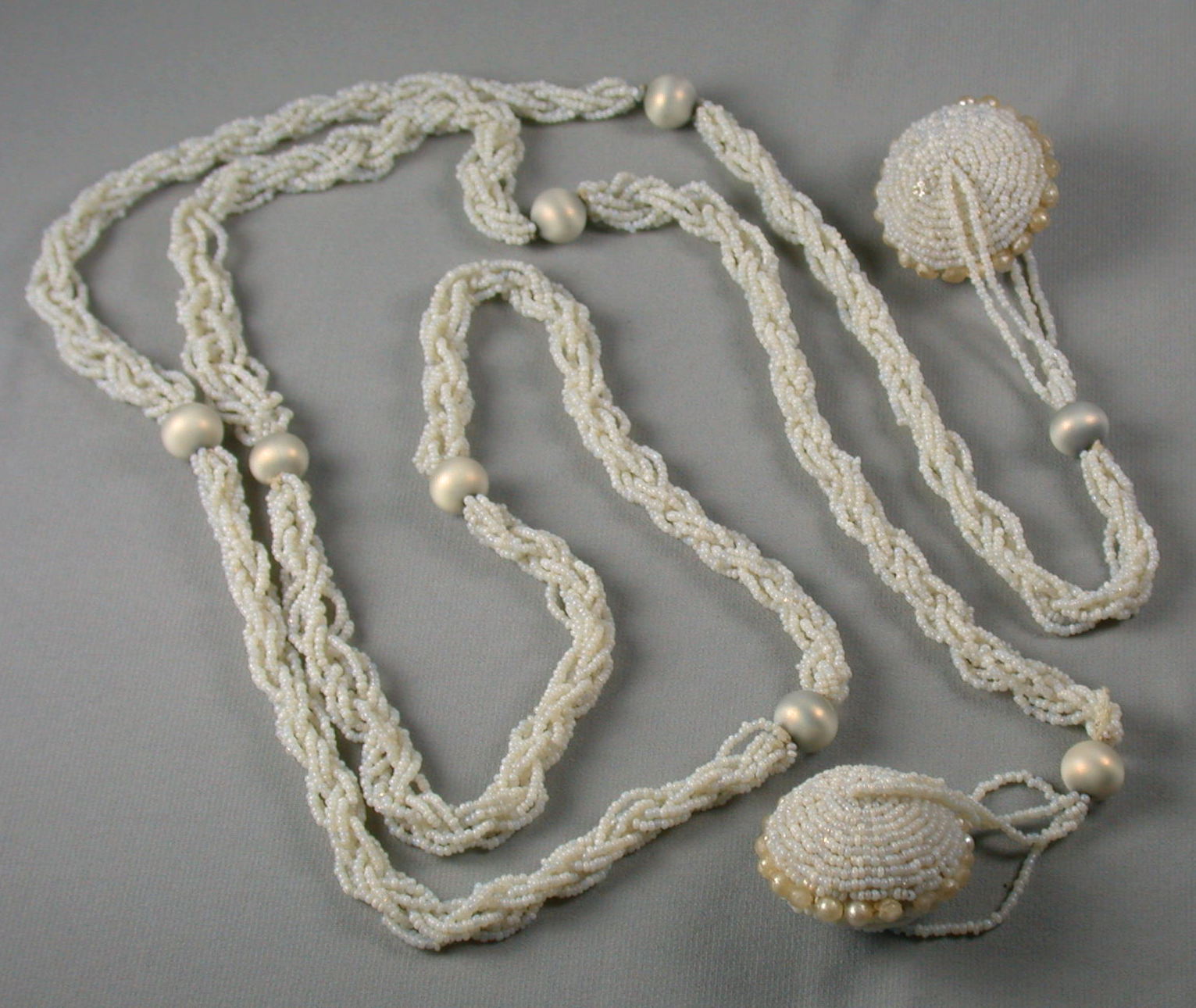 Lariat Micro Bead Necklace