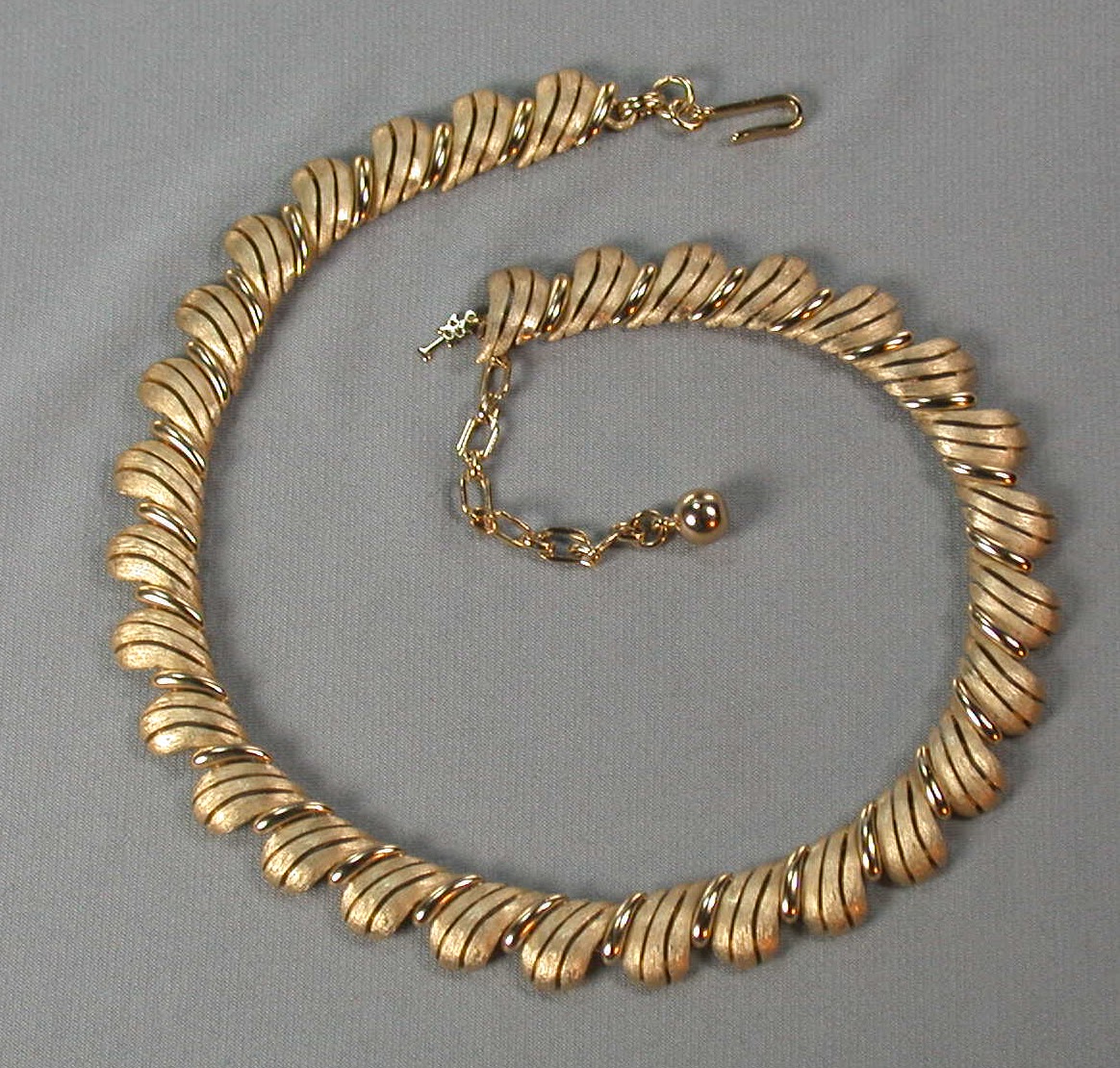 Trifari Goldtone Choker Necklace