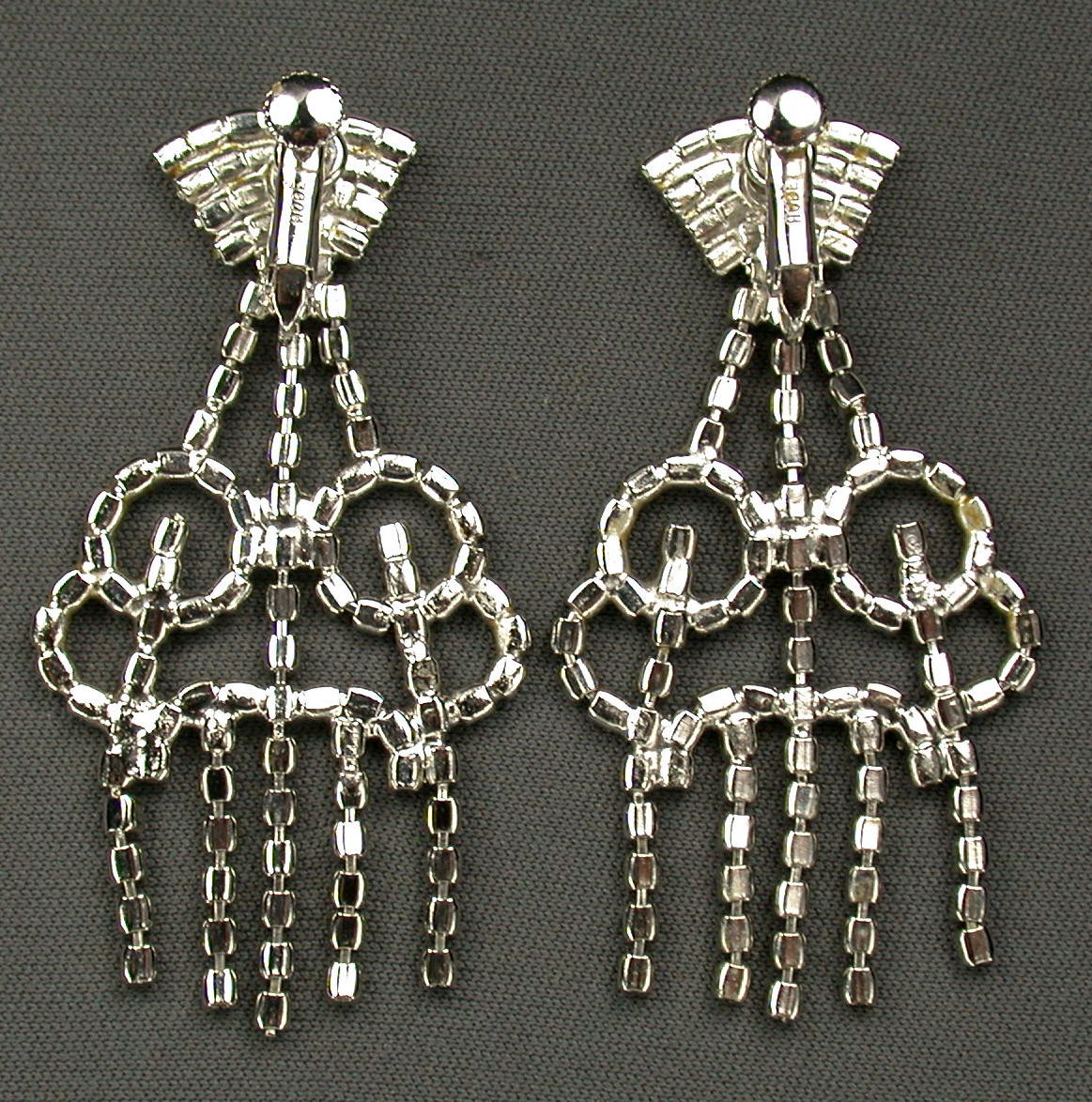 Hobe Rhinestone Chandelier Earrings